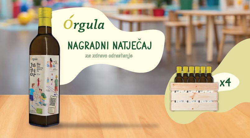 Nagradni natječaj "Orgula junior maslinovo ulje"