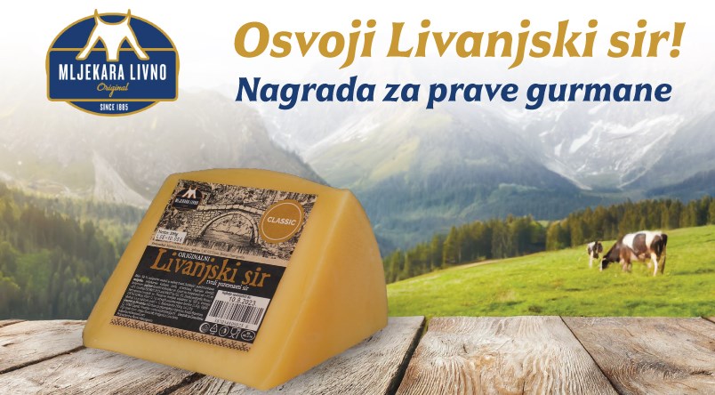 Nagradni natječaj "Osvoji Livanjski sir - nagrada za prave gurmane"